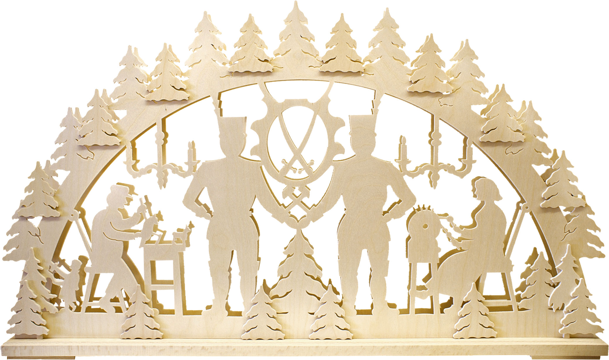 Schwibbogen groß, Bergmann