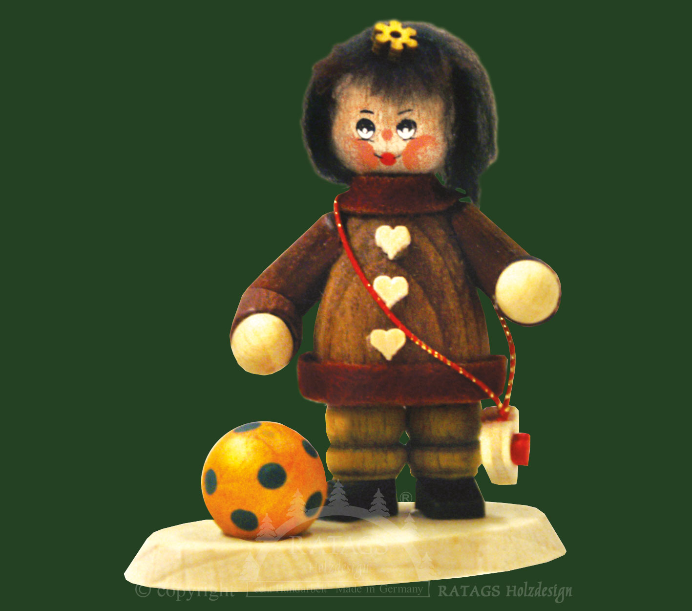 Sammler-Püppchen, Mädchen mit Ball Sammler-Püppchen, Mädchen mit Ball
