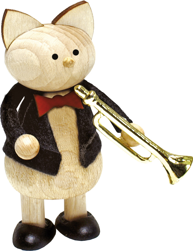 Katze mit Fanfare Katze mit Fanfare