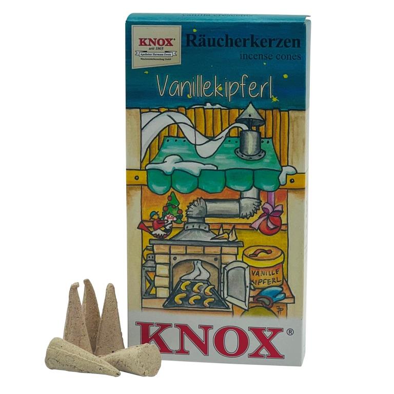 KNOX-Räucherkerzen Weihnachtsbäckerei, Vanillekipferl KNOX-Räucherkerzen Weihnachtsbäckerei, Vanillekipferl