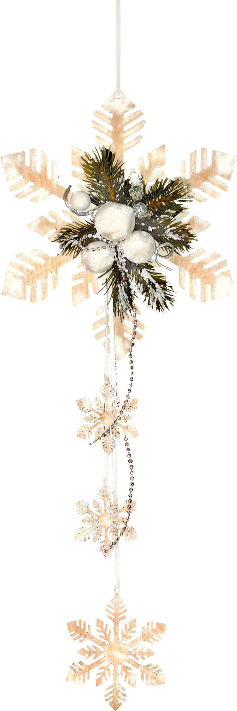 Fensterdeko, Schneekristall, Raureif floristisch bestückt, Sonderangebot Fensterdeko, Schneekristall, Raureif floristisch bestückt, Sonderangebot