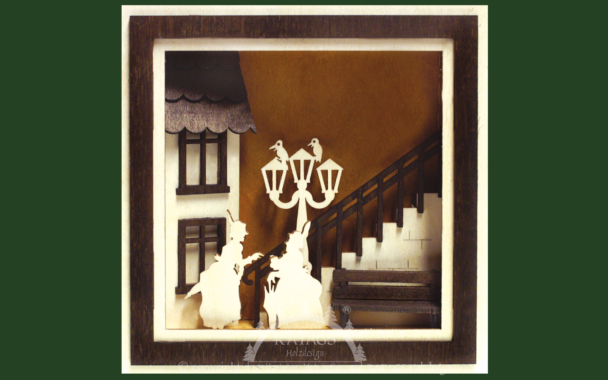 3D-Wandbild, Weiberklatsch