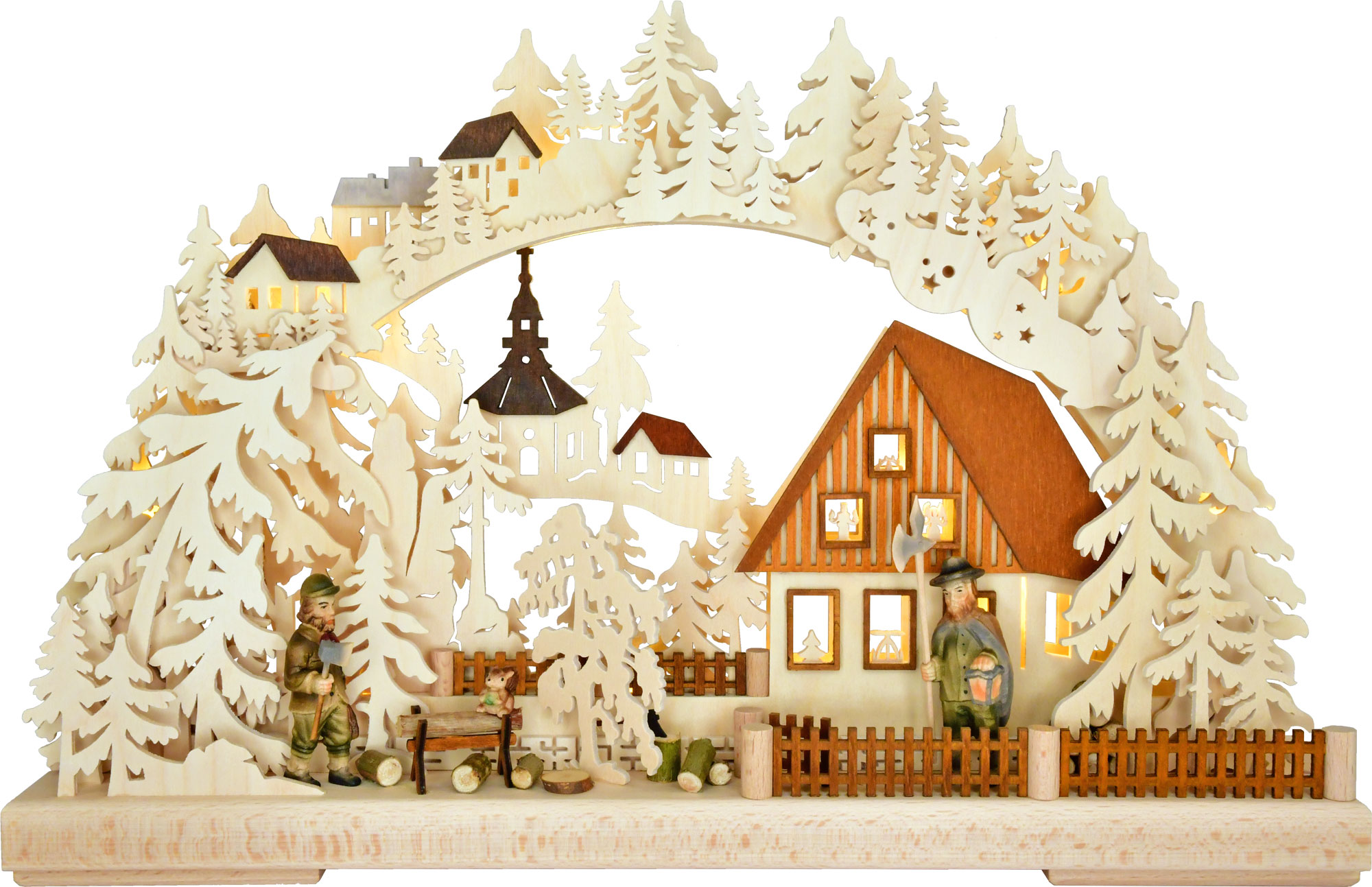 3D-Schwibbogen klein, Am Abend 3D-Schwibbogen klein, Am Abend