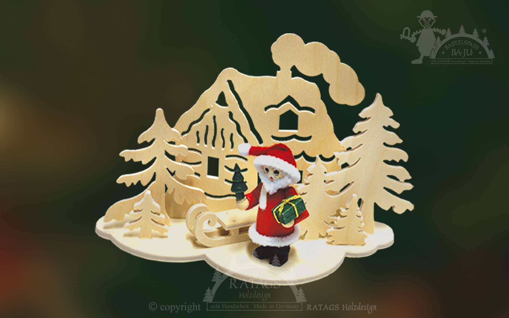 Tischschmuck zum Basteln, Wolke Haus Tischschmuck zum Basteln, Wolke Haus