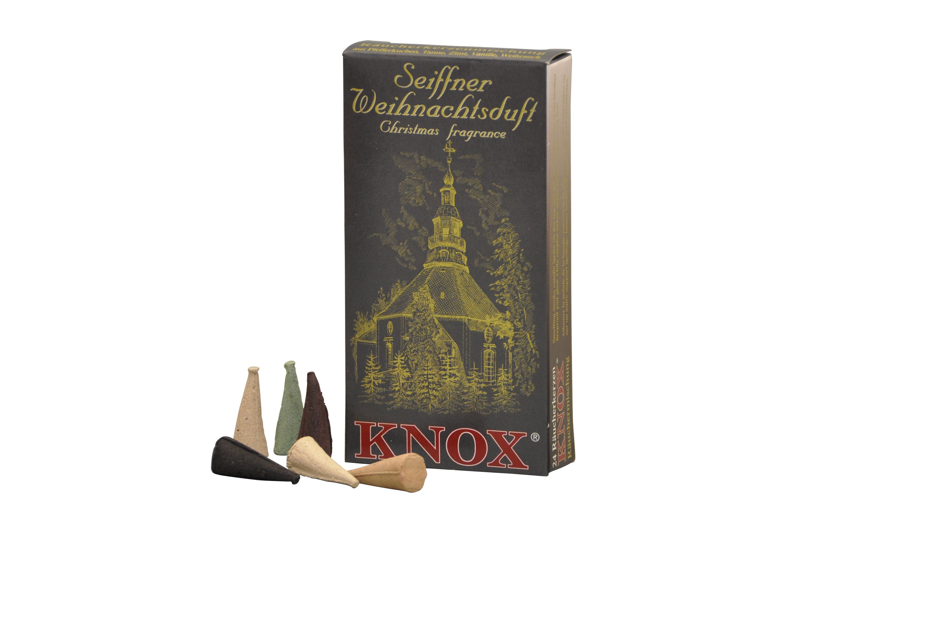 KNOX-Räucherkerzen Seiffner Weihnachtsduft, 5 Düfte KNOX-Räucherkerzen Seiffner Weihnachtsduft, 5 Düfte