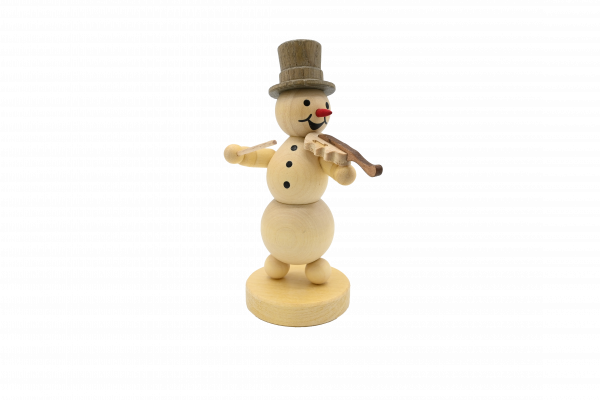 Schneemann "Geige" Sockel 12cm