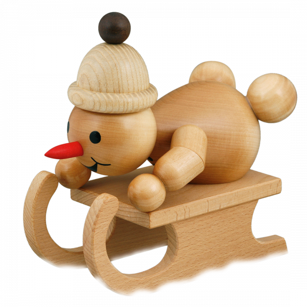 Schneemann, Junior, Rennschlitten 20 cm