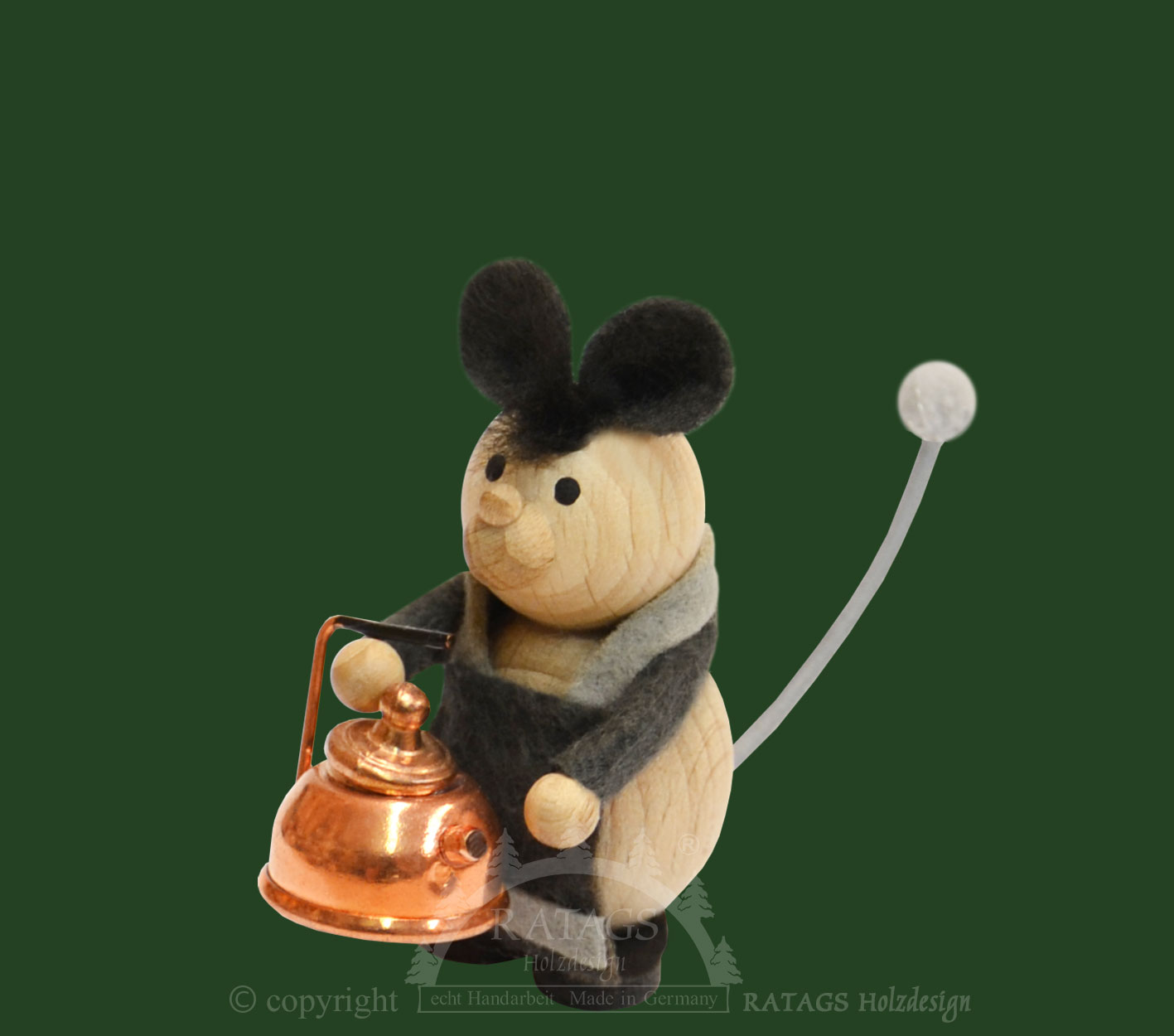 Mäuschen mit Teekessel