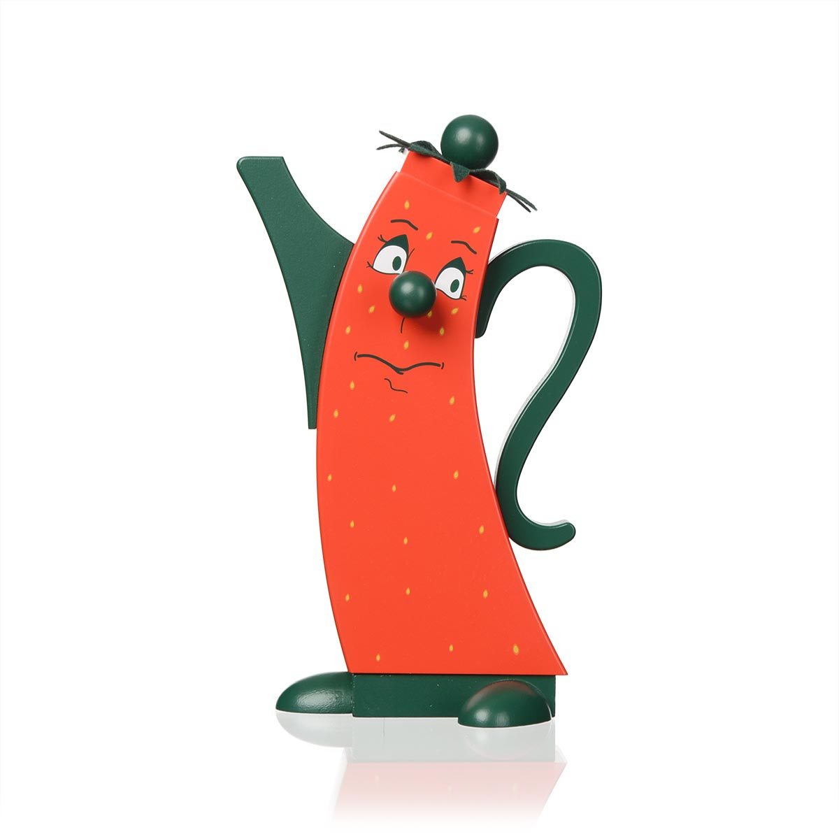 Moderne Räucherfigur Erdbeere 12x7x21cm