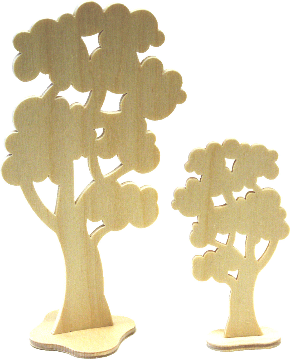 Steckfiguren zum Basteln, Bäumchen Steckfiguren zum Basteln, Bäumchen