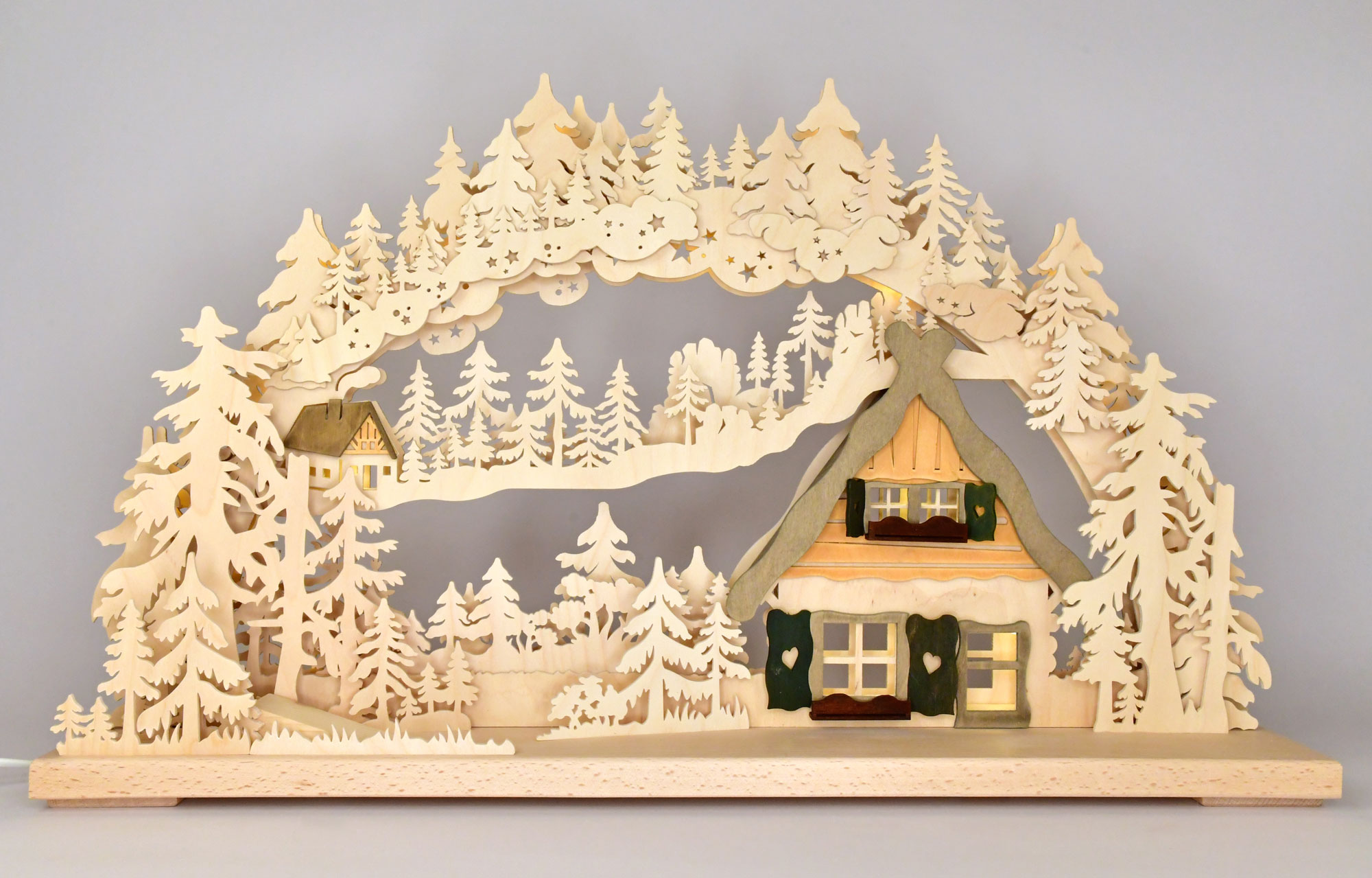 3D-Schwibbogen gr., Schneemannparadies, unbestückt, ohne Bank mit Bällen 3D-Schwibbogen gr., Schneemannparadies, unbestückt, ohne Bank mit Bällen