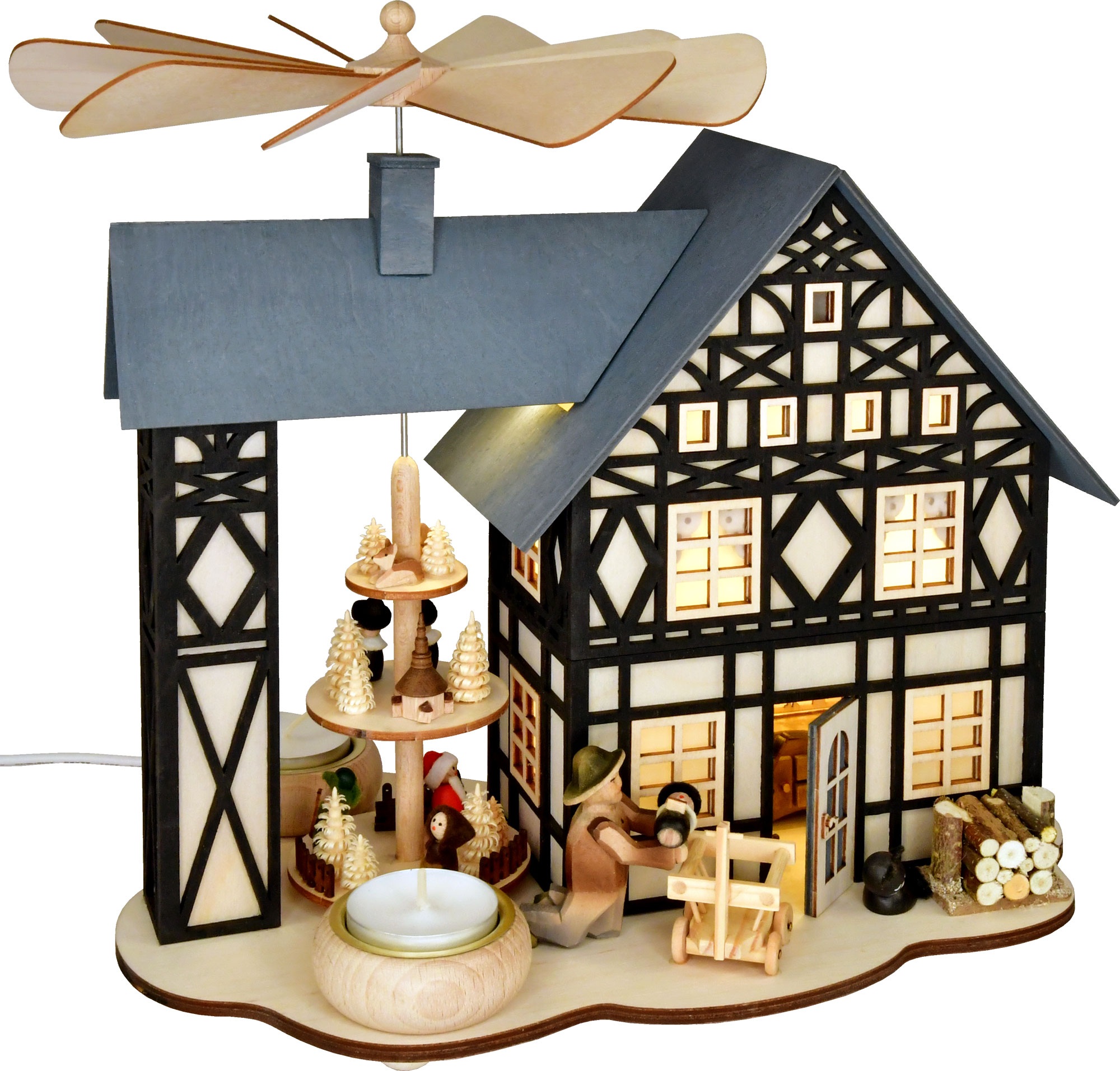 Hauspyramide, Fachwerkhaus, Dekofreuden