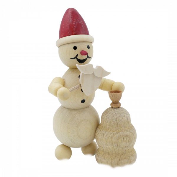 Schneemann als Weinachtsmann Sockel 12cm Schneemann als Weinachtsmann Sockel 12cm