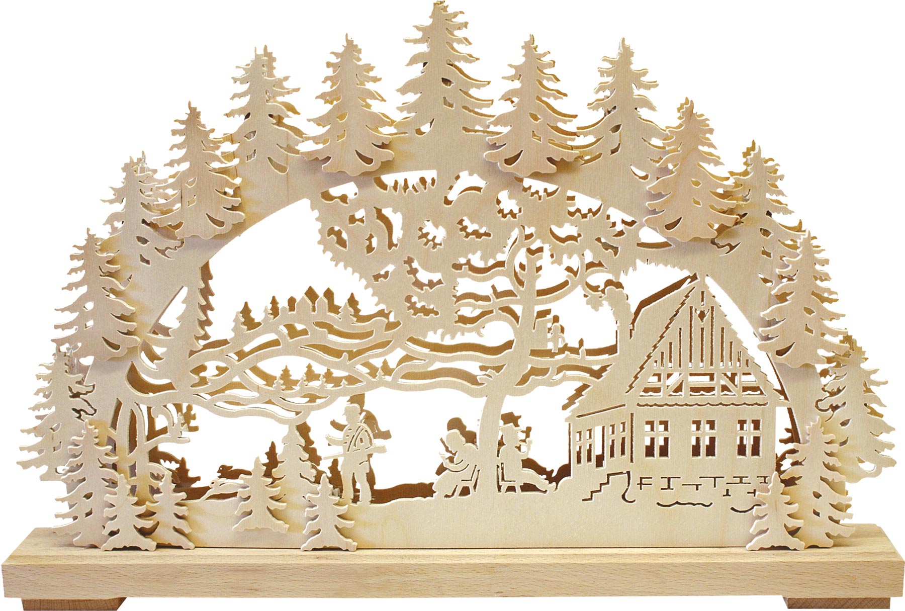 Schwibbogen kl., Feierabend Schwibbogen kl., Feierabend