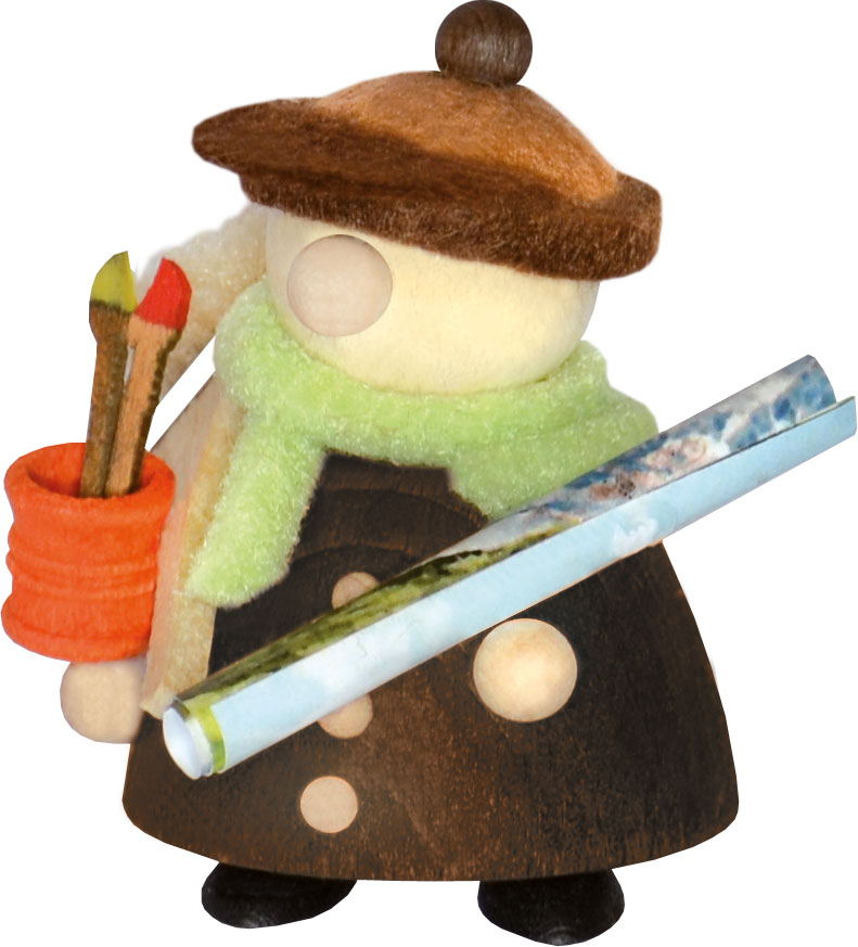 Molli Künstler-Stift, braun, Leinwand, P Molli Künstler-Stift, braun, Leinwand, P