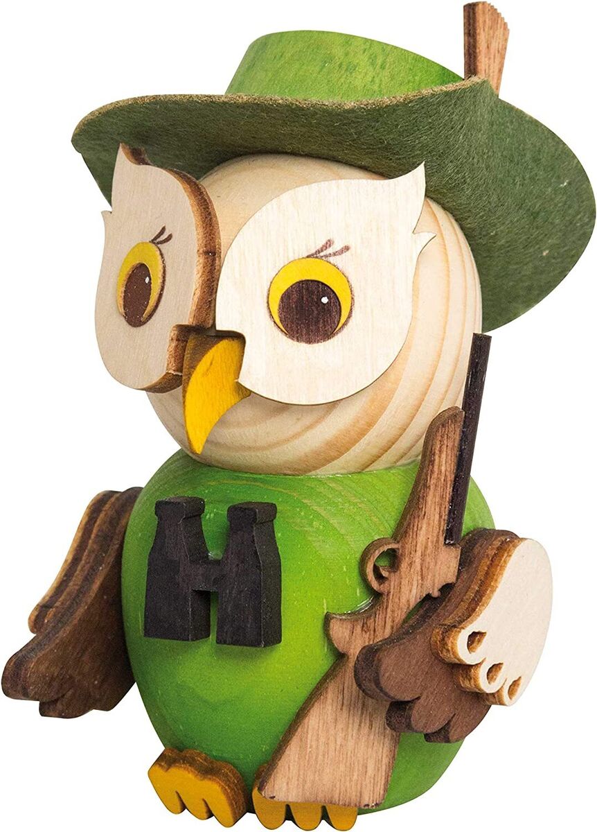 Mini Eule Jäger ca. 7 cm