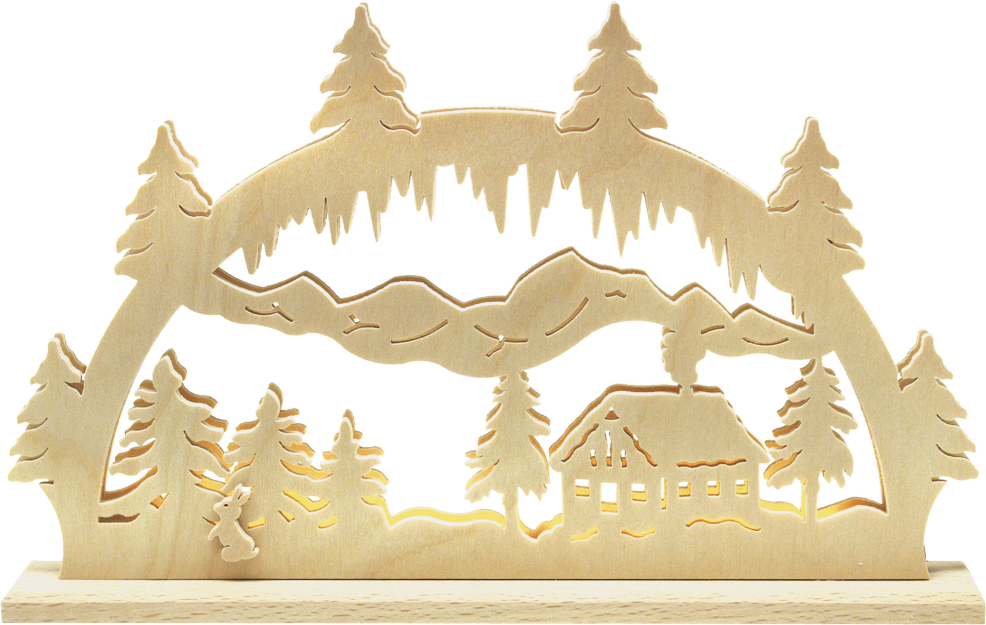 Minischwibbogen Kleines Haus im Wald