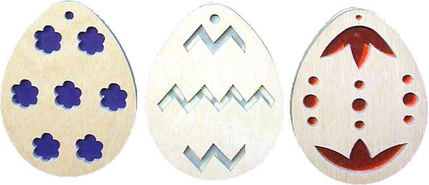 Baumbehang zum Basteln, 3er Set, Eier, zum Gestalten Baumbehang zum Basteln, 3er Set, Eier, zum Gestalten