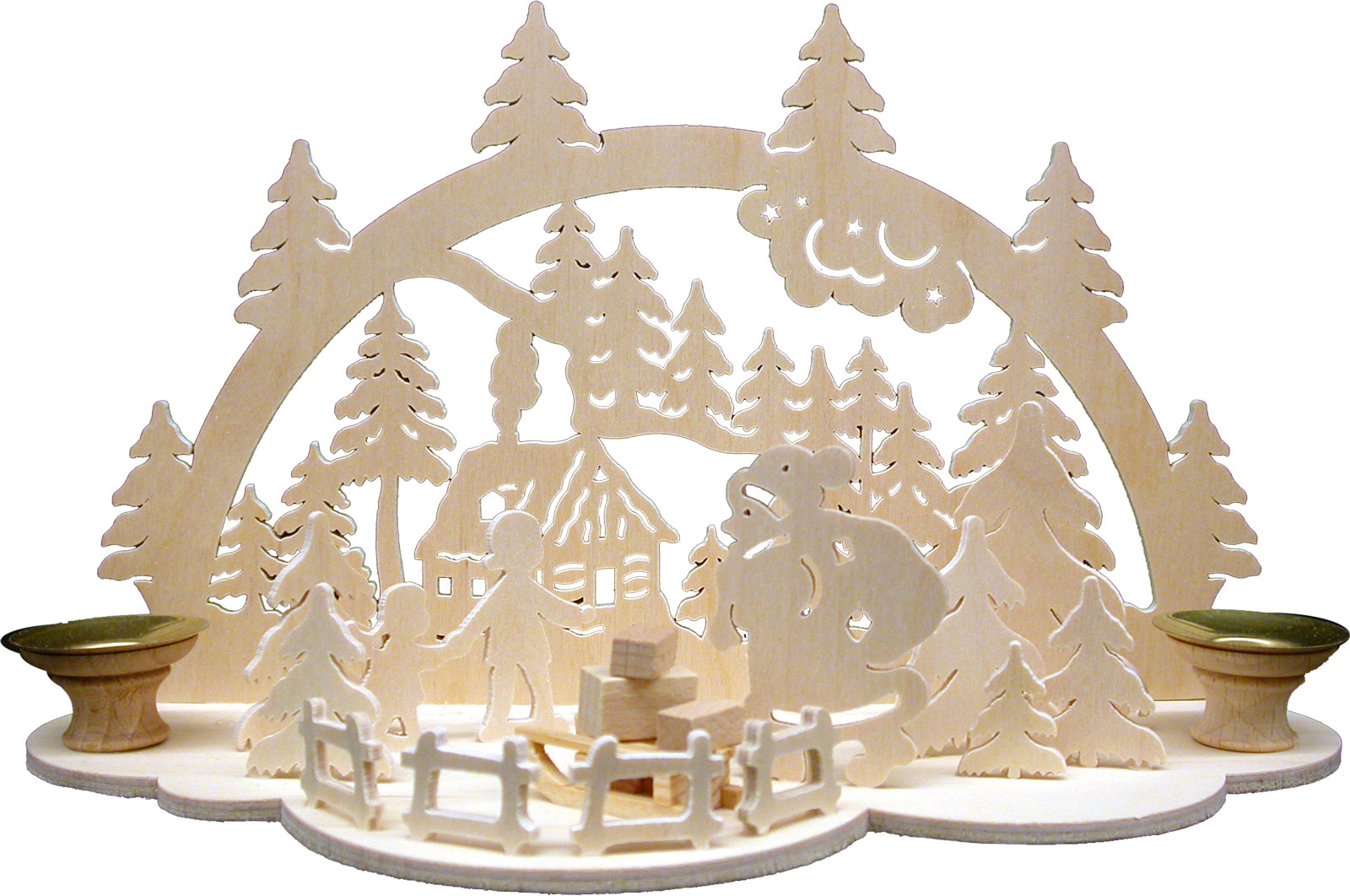 Tischschmuck zum Basteln, Weihnachtsmann Tischschmuck zum Basteln, Weihnachtsmann