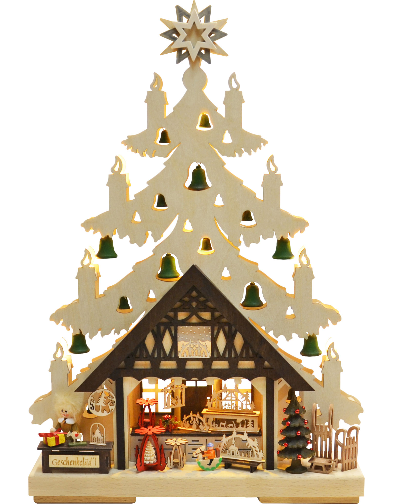 Tanne klein, Geschenkelädlâe grüne grüne Glöckchen Tanne klein, Geschenkelädlâe grüne grüne Glöckchen