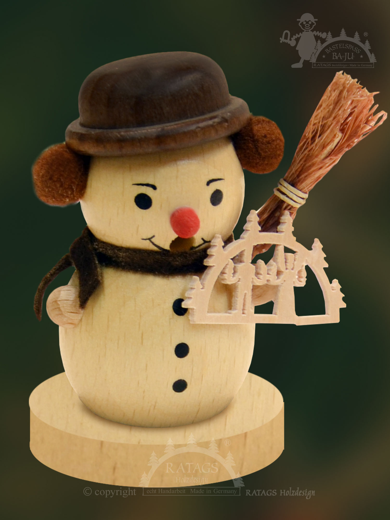 Räucherschneemann zum Basteln Räucherschneemann zum Basteln