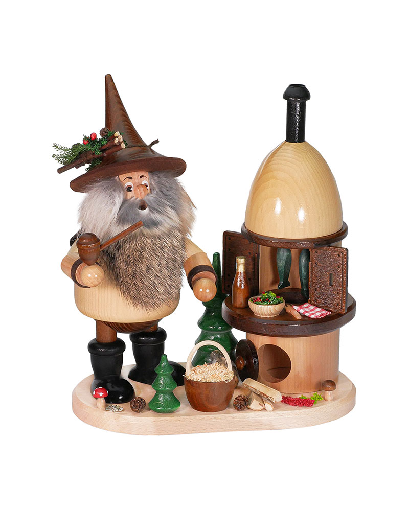Wichtel am Räucherofen