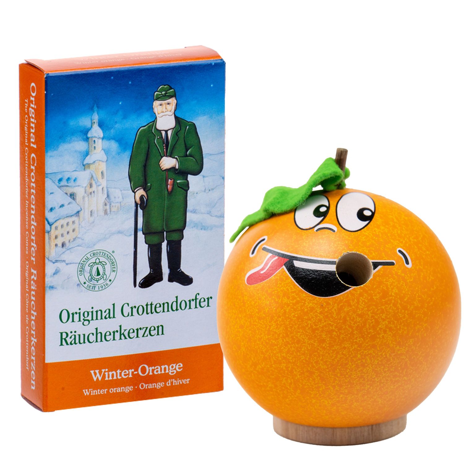 Freche Früchtchen Apfelsine inkl. Räucherkerzen Winter Orange