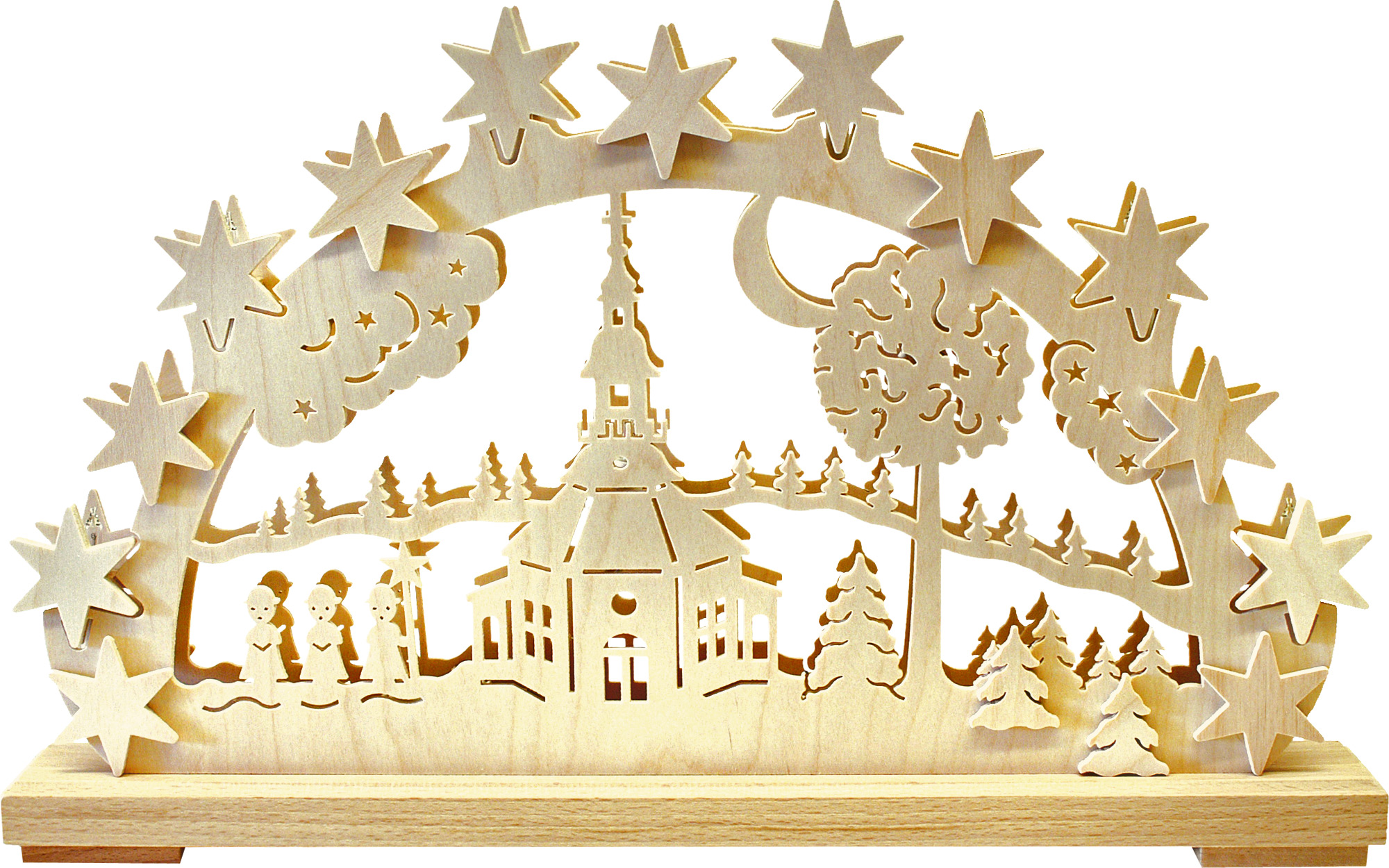 Schwibbogen klein, Seiffener Kirche Schwibbogen klein, Seiffener Kirche