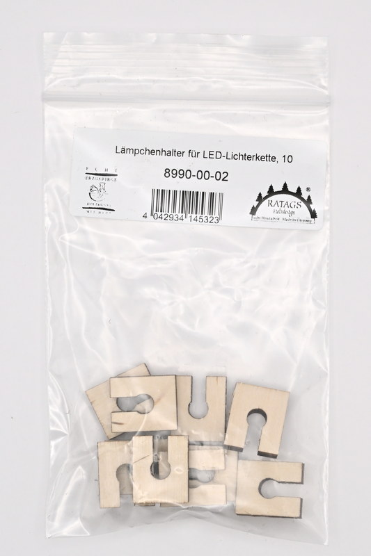 Lämpchenhalter für LED-Mini-Lichterkette 10 Stück, ø 5 mm Lämpchenhalter für LED-Mini-Lichterkette 10 Stück, ø 5 mm