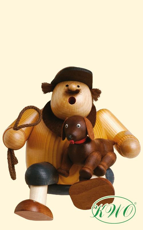 Hundefreund, Kantenhocker, Räuchermann Hundefreund, Kantenhocker, Räuchermann