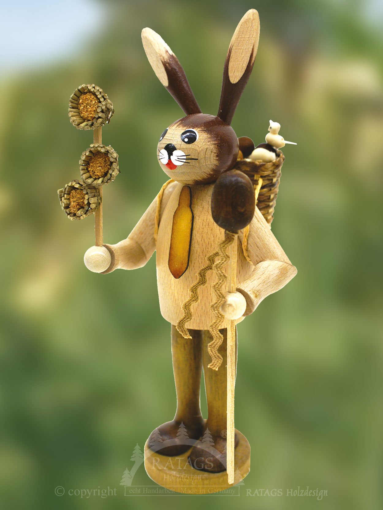 Hasenmann mit Huckkorb Hasenmann mit Huckkorb