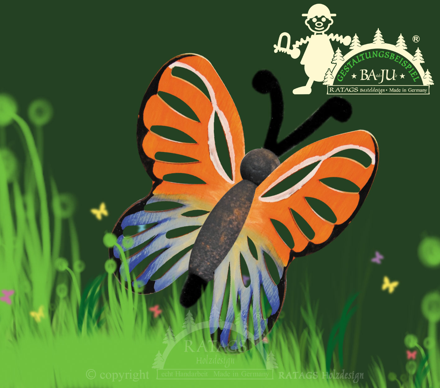 Schmetterling zum Basteln, klein Schmetterling zum Basteln, klein