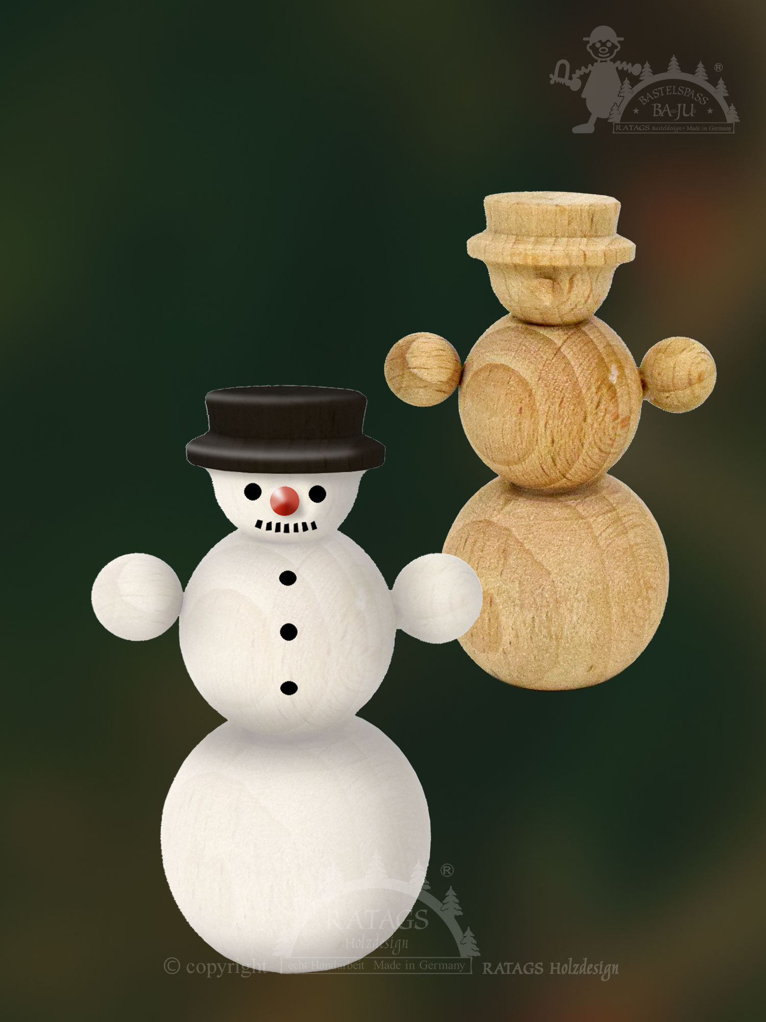 Bastelset, Schneemann groß Bastelset, Schneemann groß