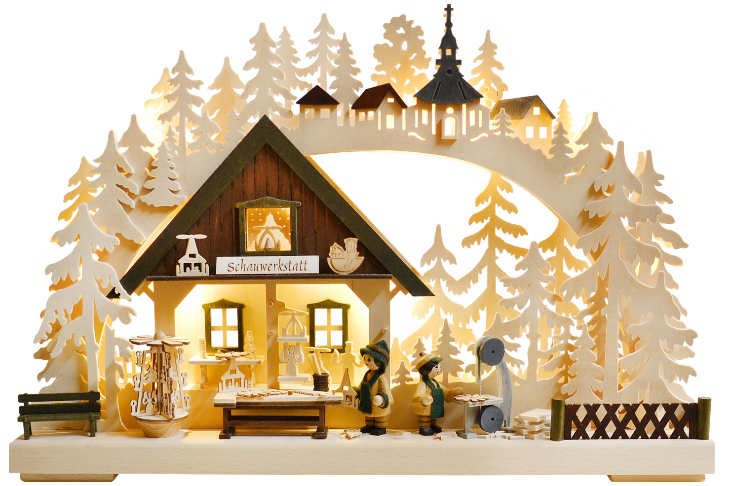 3D-Schwibbogen klein, Pyramidenwerkstatt