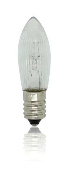 Topkerze geriffelt 24V 3W E10