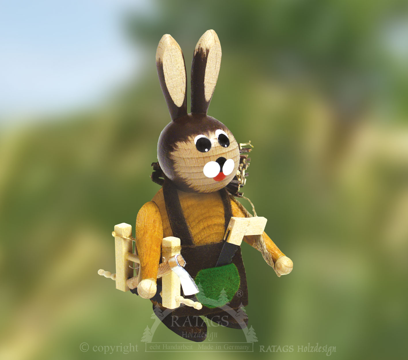 Knuffi Hase, Zimmermann, Handwerker Knuffi Hase, Zimmermann, Handwerker