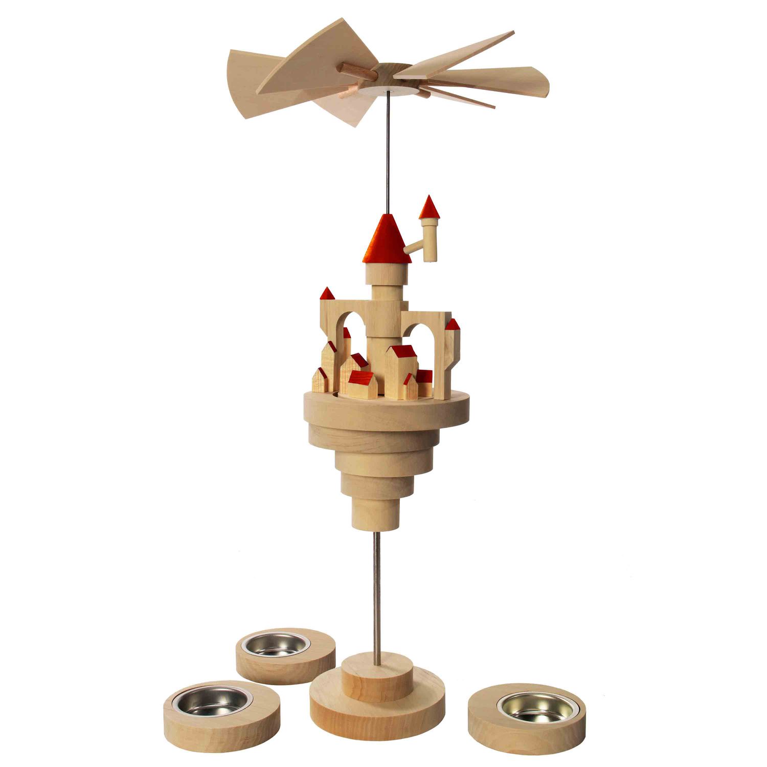 Schalling Pyramide Luftschloss Mona, rote Dächer