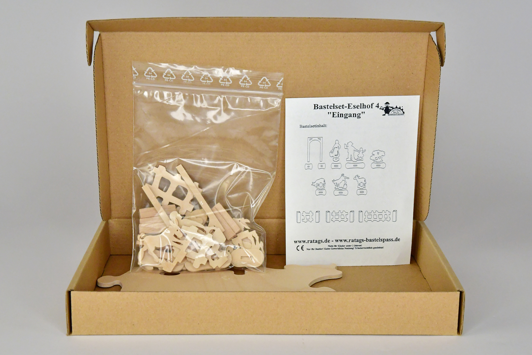 Puzzle Eselhof, zum Basteln, Eingang Puzzle Eselhof, zum Basteln, Eingang