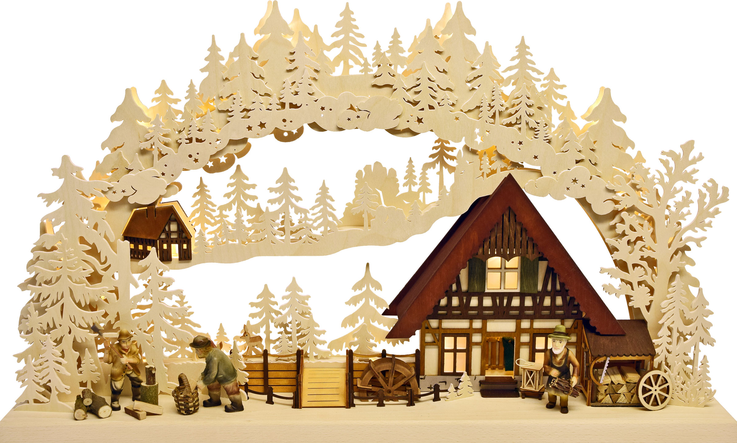 3D-Schwibbogen gr., Sägemühle