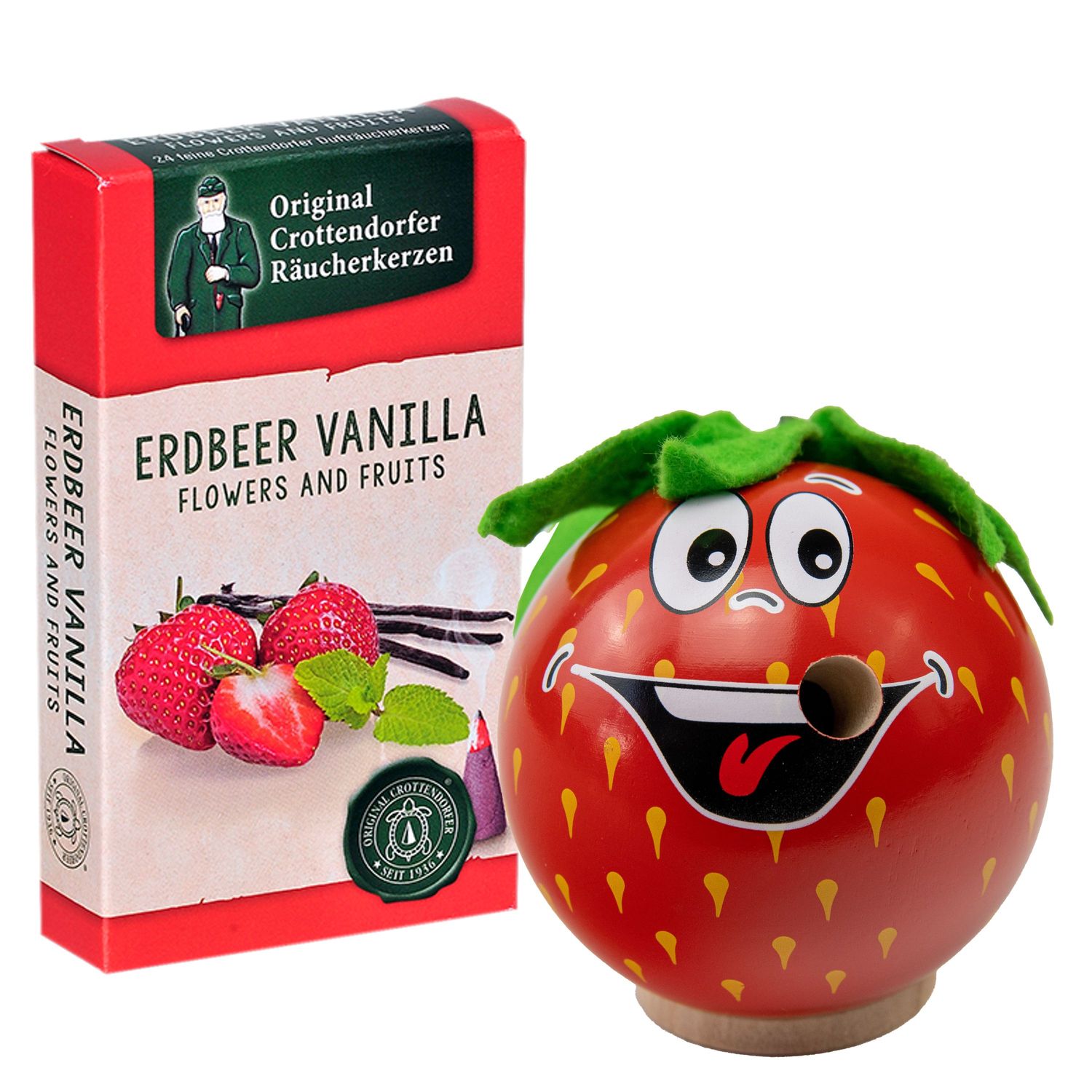 Freche Früchtchen Erdbeere inkl. Räucherkerzen Erdbeer Vanilla