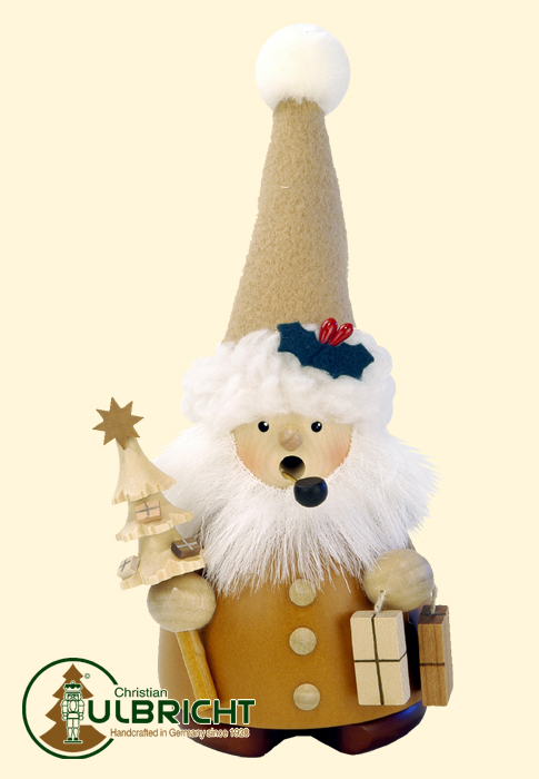 Räuchermann Weihnachtsmann natur 19,0 cm