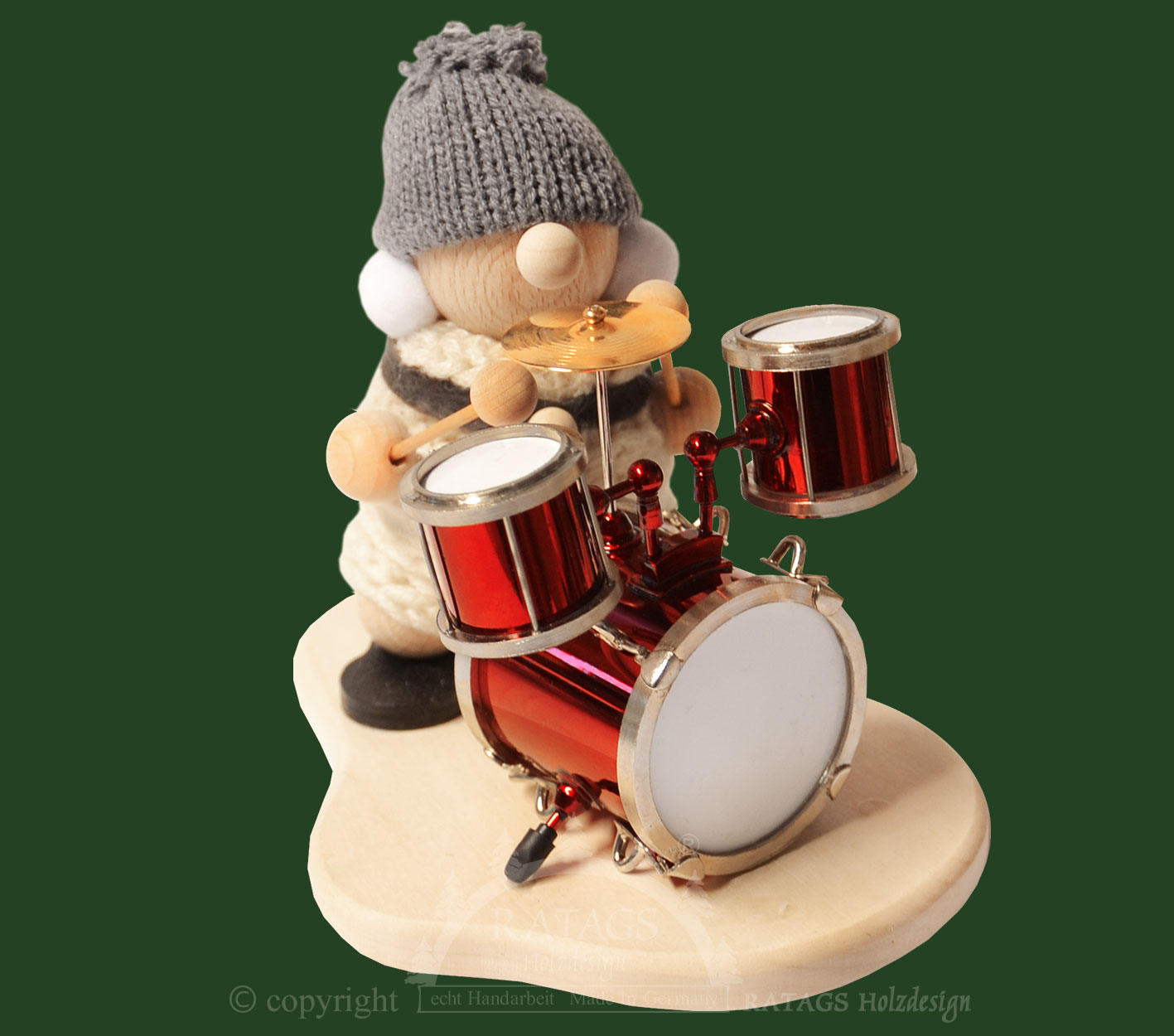 White Snow Band, Figur am Schlagzeug