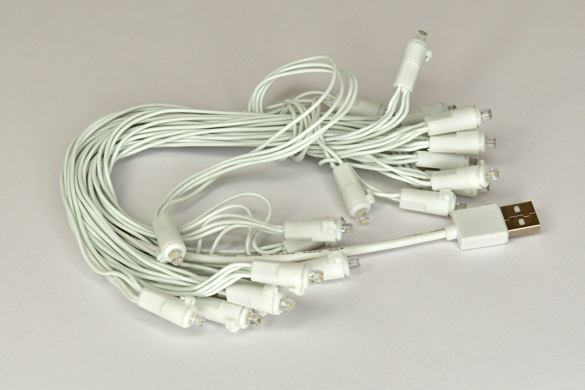 USB Lichterkette 20-fach HALB-USB ohne Schalter USB Lichterkette 20-fach HALB-USB ohne Schalter