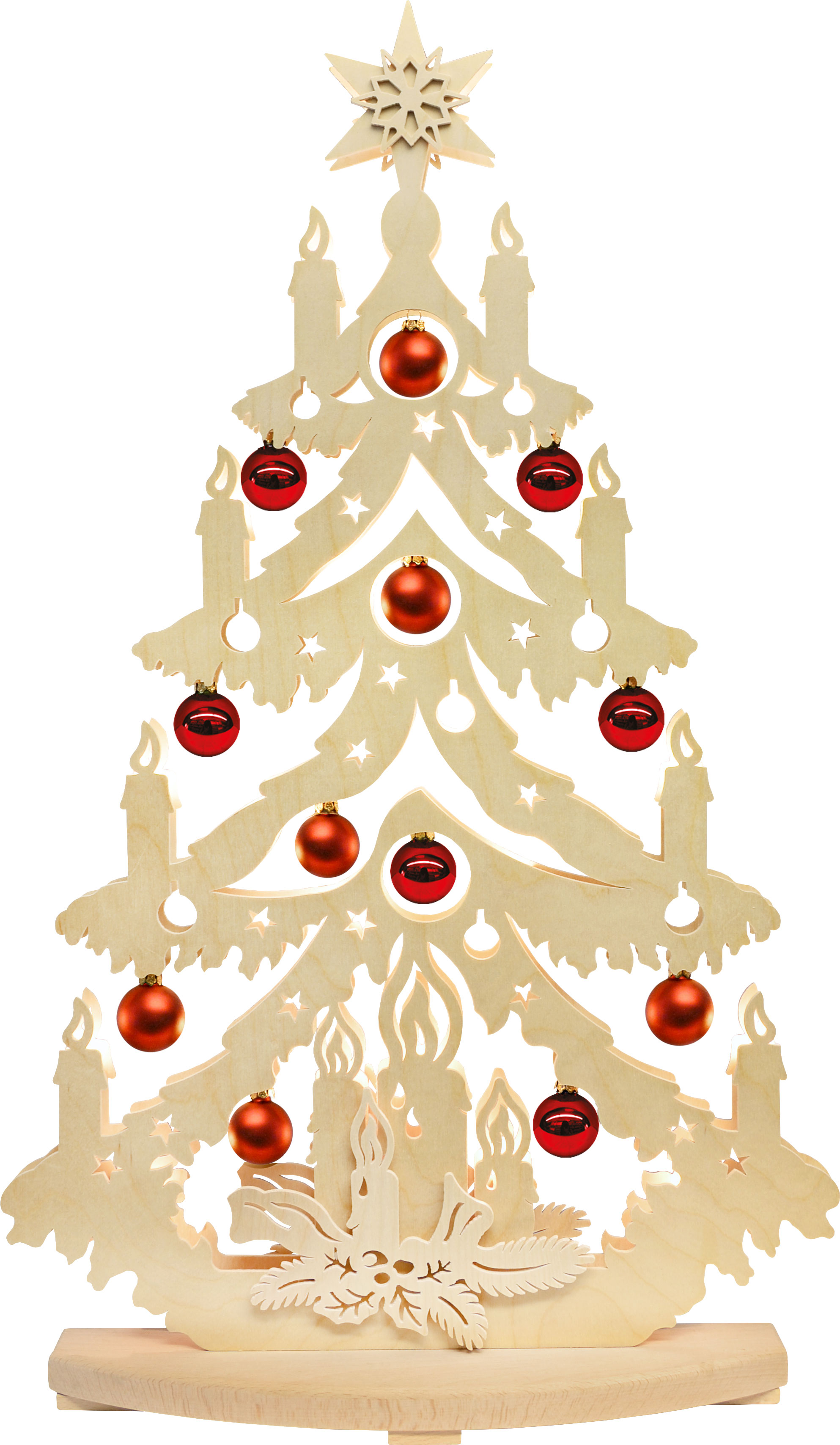 Tanne gr., Baumkugeln, rot