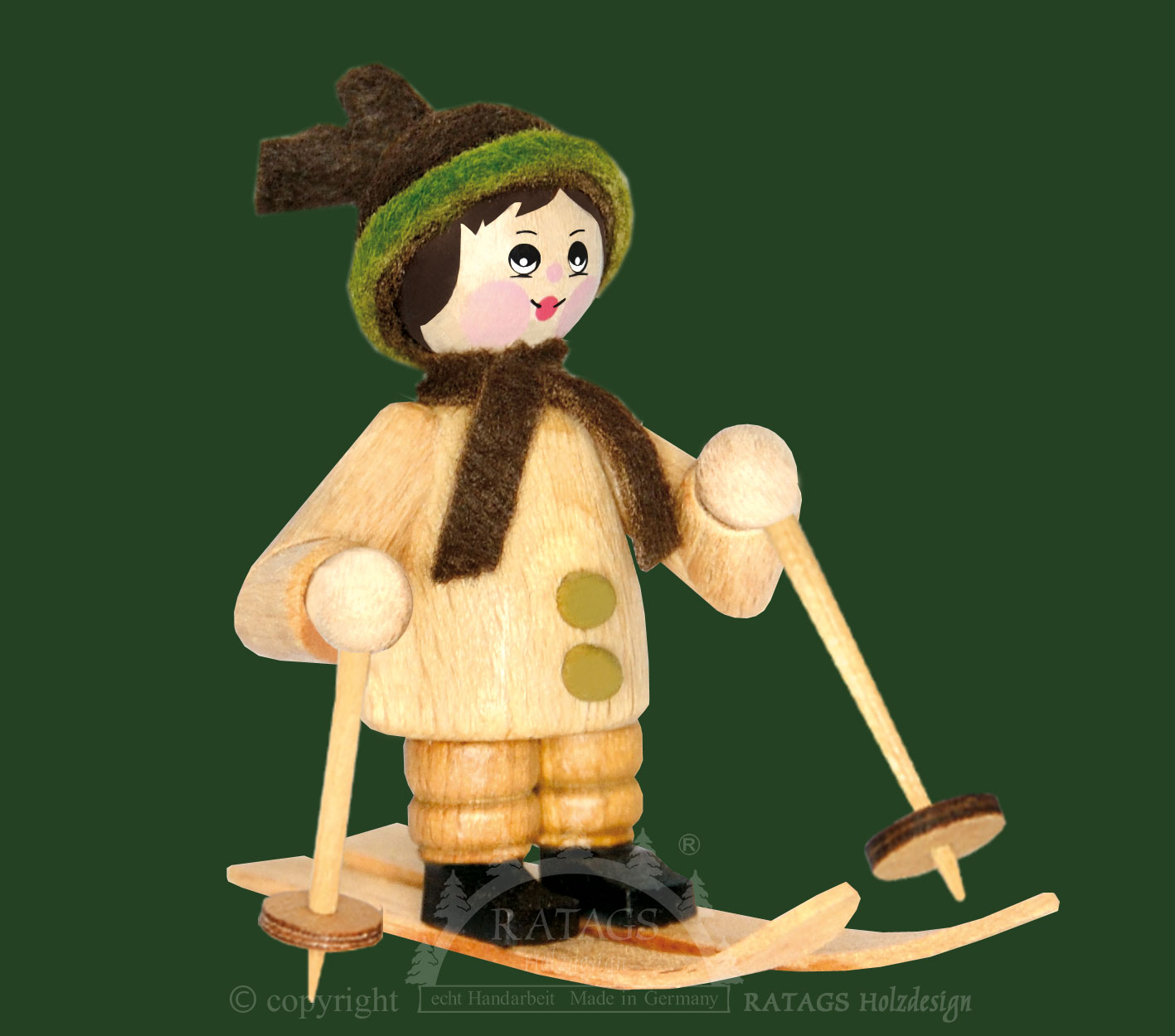 Figur, Skifahrer, natur Figur, Skifahrer, natur