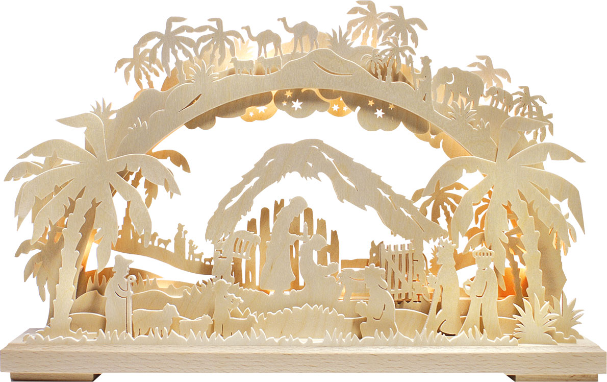 3D-Schwibbogen klein, Morgenland, gesägt 3D-Light arch sm., The Orient, sawn 3D-Schwibbogen klein, Morgenland, gesägt 3D-Light arch sm., The Orient, sawn