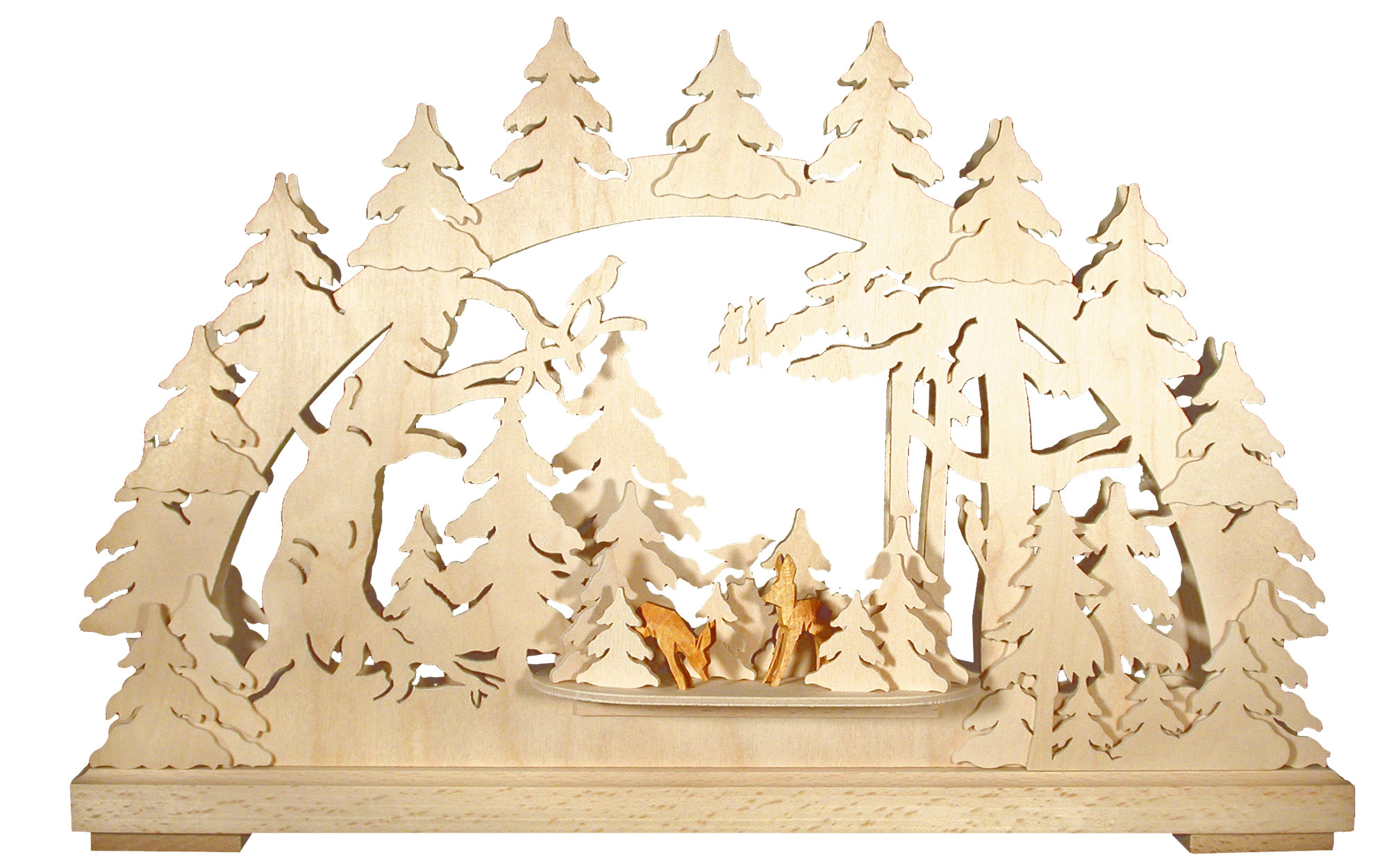 Schwibbogen kl., Rehe im Wald