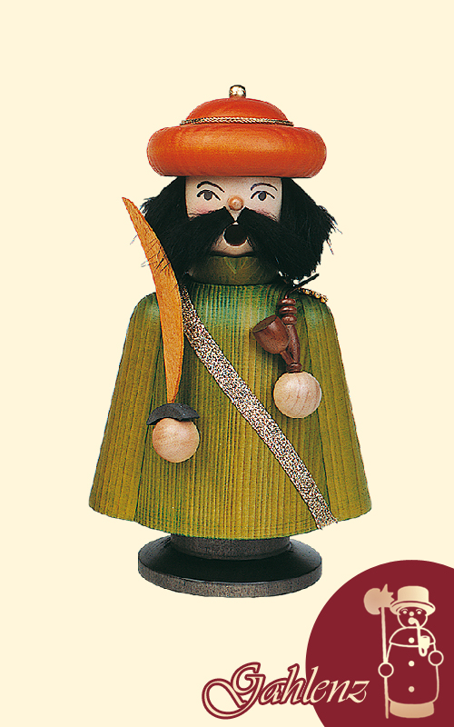 Räuchermann, Türke gebeizt, 23 cm Räuchermann, Türke gebeizt, 23 cm