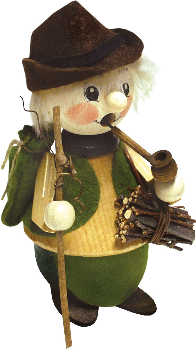 Räuchermännchen, Holzsammler Räuchermännchen, Holzsammler