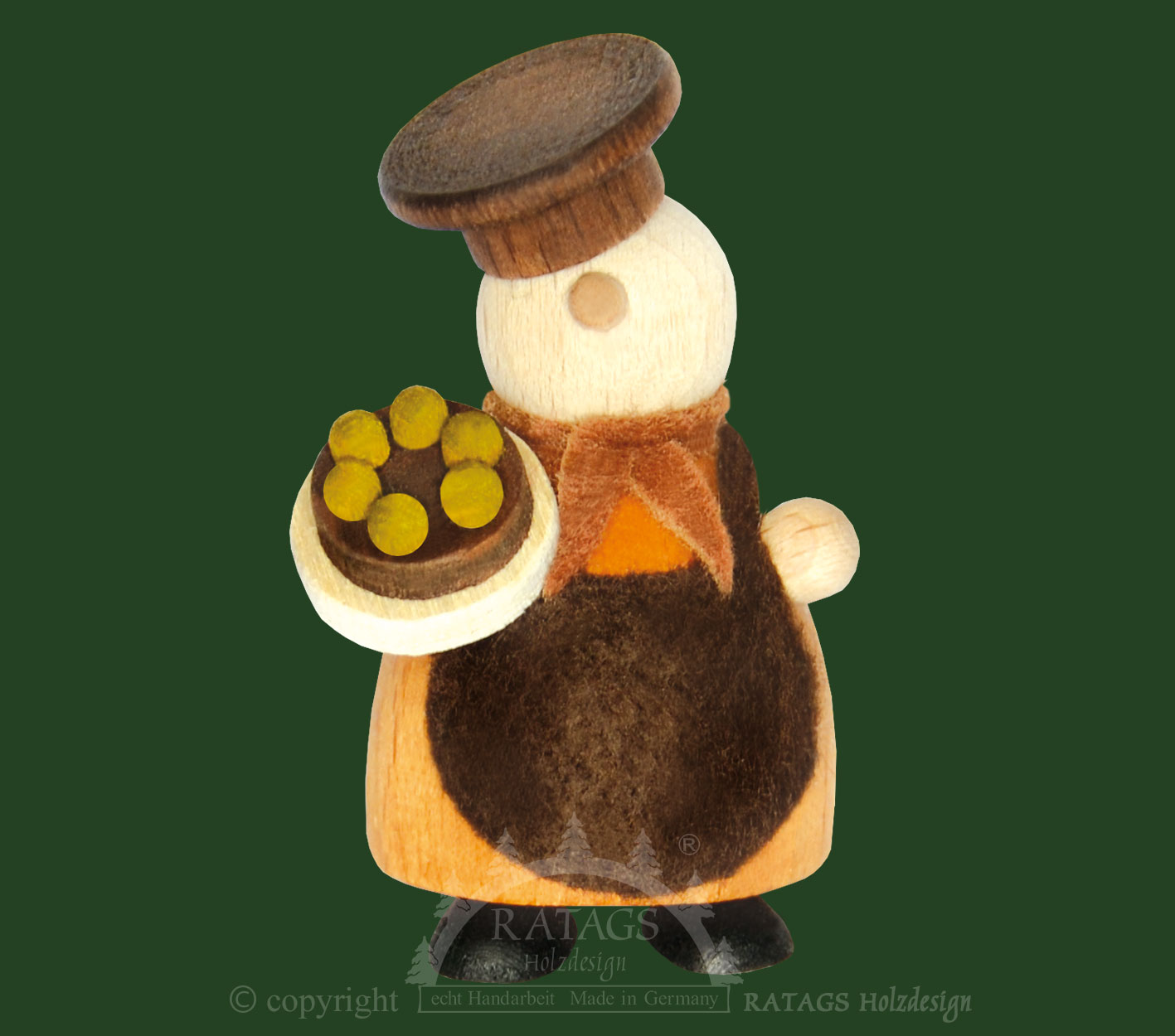 Molli, Junge Linie, Bäcker mit Torte Molli, Junge Linie, Bäcker mit Torte